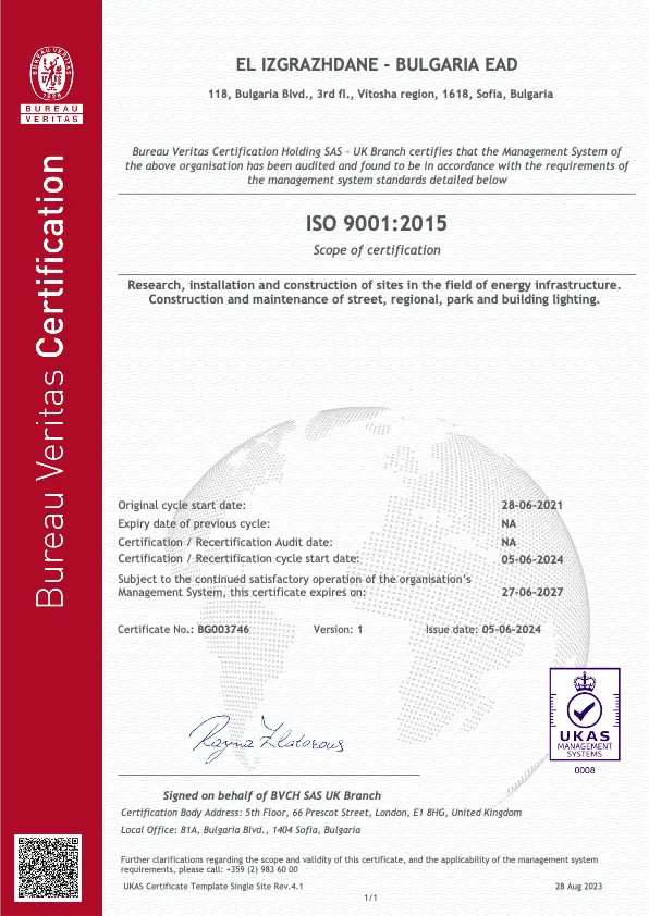 Certificate BG003746 9 EN